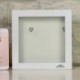 High-quality custom picture frame glass classic white picture frame frame 12 * 12 square picture frame