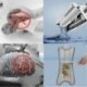 QIPAN  Cleaning Mop Hand Free Washing Water Squeeze Flat Mop Lazy X-type Mop