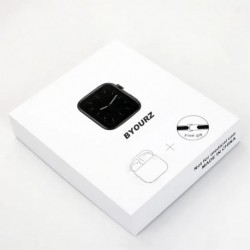 BYOURZ  Smartwatch with wireless headset in multifunctional mode (white)