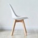 BYOURZ  Furniture solid beech chairs modern dining chairs