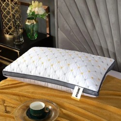 BYOURZ  Home Hypoallergenic And Breathable Comfortable 100% Cotton Deep Sleep Pillow