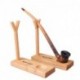 VAVEEO  Pipe racks for tobacco pipes Wooden pipe holder-hand made of solid wood pipe holder-used especially for long pipes
