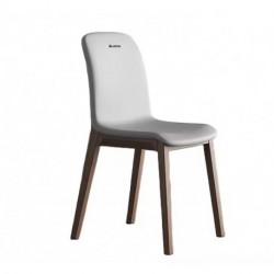 A AIWOOD  Modern Wooden Dining Chairs White Ash Wood Chair