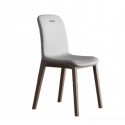 A AIWOOD  Modern Wooden Dining Chairs White Ash Wood Chair