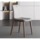 A AIWOOD  Modern Wooden Dining Chairs White Ash Wood Chair