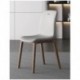 A AIWOOD  Modern Wooden Dining Chairs White Ash Wood Chair
