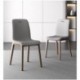 A AIWOOD  Modern Wooden Dining Chairs White Ash Wood Chair