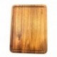 Olforce  Rectangle Acacia Wood Cutting Board kitchen chopping board With Juice Groove