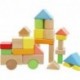 Joaaea Large Wooden Building Blocks Set - Educational Preschool Learning Toys with Carrying Bag , Toddler Blocks Toys for 3+ Year Old Boy and Girl Gifts