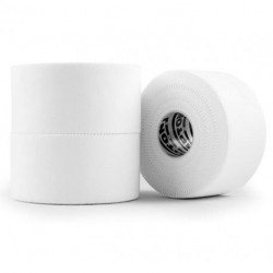 LYPPGU (3 Pack) White Athletic Sports Tape VERY Strong EASY Tear NO Sticky Residue BEST TAPE for Athlete & Medical Trainers.