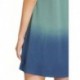 Women's Tunic Swing T-Shirt Dress Short Sleeve Tie Dye Ombre Dress[sample]