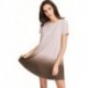 Women's Tunic Swing T-Shirt Dress Short Sleeve Tie Dye Ombre Dress[sample]