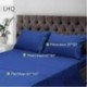 LHQ Bed Sheet Set Queen Size Hotel Luxury Quality Sheets Brushed Microfiber 1800 Thread Count Sheets Hypoallergenic 16 inch Deep Pocket, 1 Flat Sheet, 1 Fitted Sheet, 2 Pillowcases, Navy Blue