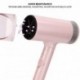 Kaynway 1500W Electric Hair Dryer, Professional Salon Hair Dryer Negative Ion Foldable Blow Dryer Household Hair Care Drying Tool Hand Held Hair Dryer for Long Short Hair(US 110V)