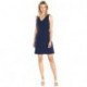 Sleeveless V Neck Textured Dress[sample]