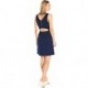Sleeveless V Neck Textured Dress[sample]