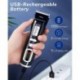 FOPIE Cordless Hair Clipper [Rechargeable Professional Hair Cutting Kit] [Safe & Easy Hair Trimmer] 