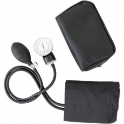 ZYOUO Manual Blood Pressure Cuff - Adult Large Medical Deluxe Aneroid Sphygmomanometer - Nurses BP Monitor with Durable Carrying case – Black