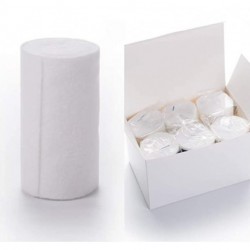 FABAUY Cast Padding 6 Rolls 6" x 8ft 100% Cotton Individual Pack Undercast Padding Cast Supplies Wound Care Medical Cotton