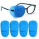 Yeekue Koreno 4 Pack Eye Patches for Kids Girls Boys, Soft Eye Patch for Glasses, Medical Eye Patch for Children Treating Lazy Eye Amblyopia Strabismus and After Surgery(Blue)