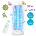 HOVOBO UV Light Sanitizer,  Disinfection Lamp, Remote Control Germicidal Lamp Steriliser Light Ultraviolet Ozone Sterilization for Home Kills 99% of Germs Viruses,38W
