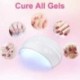 HOVOBO Nail Dryer 36W UV LED Nail Lamp, Gel Polish Nail Light for Manicure Pedicure Professional Salon Protable USB Curing Lamp with 3 Timer Setting