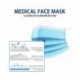 Lenoma Face Masks Medical Grade Disposable Mask 50PCS, Breathable 3 Ply Blue Hospital Protective Safety Face Mask With Adjustable Earloops for Men