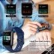 RTZHGU Smart Watch, Fitness Tracker with Heart Rate Monitor, Activity Tracker with 1.3 Inch Touch Screen, IP68 Waterproof Pedometer Smartwatch with Sleep Monitor, Step Counter for Women and Men