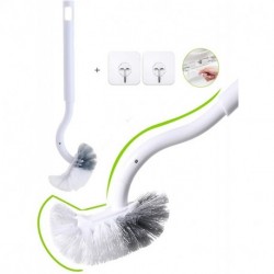 AISIKU Slim Compact Bathroom Toilet Bowl Brush for Bathroom Stroage - Toilet Brush Sturdy, Eco Plastic Handle,Deep Cleaning and Gap Brushes Cleaner (1 Toilet Brush Without Holder)
