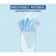 LQNOCD Medical Grade Face Mask 50 Pcs, 3-Layer Non Woven Disposable Masks with Earloop and Metal Nose Strip, Breathable Adults Mask for Family Personal Care