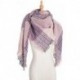 Wowlala Womens Warm Scarf Square Shawls Infinity Scarves Stripe Plaid Surface