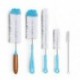 suwei Bottle Brush Cleaner 5 Pack - Long Water Bottle and Straw Cleaning Brush - Kitchen Wire Scrub Set for Washing, Wine Decanter, Baby, Kombucha, Pipes, Hydro Flask Tumbler, Sinks, Beer Brewing Supplies