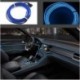  GUAYAN El Wires Car kit 5m/16ft Cold Interior Trim Bright Car Decorative Atmosphere Neon Light Tube Circle Up to 360 Degrees with Cigarette(Blue)