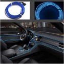  GUAYAN El Wires Car kit 5m/16ft Cold Interior Trim Bright Car Decorative Atmosphere Neon Light Tube Circle Up to 360 Degrees with Cigarette(Blue)