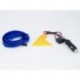  GUAYAN El Wires Car kit 5m/16ft Cold Interior Trim Bright Car Decorative Atmosphere Neon Light Tube Circle Up to 360 Degrees with Cigarette(Blue)