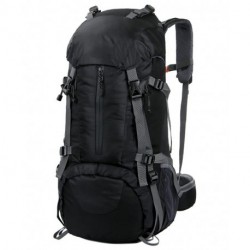 MIZHCR 50L(45+5) Waterproof Hiking Backpack - Outdoor Sport Daypack with Rain Cover