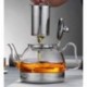 LICQBE - Best Heat Resistant Glass Teapot With Removable Tea Infuser For Blooming And Loose Leaf Tea, Stove Top Safe Tea Pot 1200ml/34oz