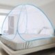 JREEDI Pop-Up Mosquito Net Portable Folding Mosquito Net Tent with Bottom Double Doors Bed Tent for Baby Toddlers Adult (King Size, 71"x79"x59") (Blue)
