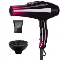 ETRUMN Professional Hair Dryer with Blue Light Far Infrared Negative Ionic 3500W Blow Dryer Fast Drying Heat Hairdryer Powerful Home Salon Hair Dryers with Attachment