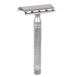 ETRUMN Double Edge Safety Razor,Classic Long Handle Adjustable Safety Wet Shaving Kit for Men with 10PCs Replacement Shaving Blades 