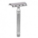 ETRUMN Double Edge Safety Razor,Classic Long Handle Adjustable Safety Wet Shaving Kit for Men with 10PCs Replacement Shaving Blades 