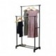 YooGun Double Rod Portable Clothing Hanging Garment Rack