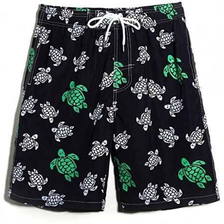 IYQCXF Mens Swim Trunks Long, Quick Dry Mens Boardshorts, 9 Inches Inseam Mens Bathing Suits with Mesh Lining