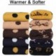 QIXULM Women's Winter Wool Socks Warm Soft Pattern Crew Socks (5 Pairs)
