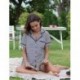 WUIPV Pajamas Soft Striped Women's Short Sleeve Button Sleepwear Shorts Shirt PJ Set