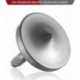 ASXCFE Stainless Steel Metal Spinning Top Gyro,Decompression Leisure Toys,Continue to Rotate for More Than 5 Minutes (Evolution Version Stainless Steel-Silver)