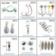 AGJIDSO 220 Pcs Fishing Tackle Kit, Fishing Terminal Tackle Set Included Fishing Hooks, Swivels, Connector, Weights, Fishing Space Bean, Luminous Gourds, Suitable for Freshwater & Saltwater Fishing
