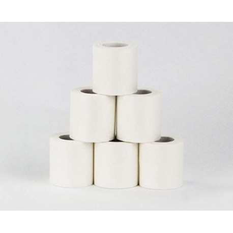 DDitai Surgical Silk Tape (6 Pcs) | Medical Tape | Waterproof Adhesive First Aid Tape | Hypoallergenic Fabric & Latex-Free for Sensitive Skin | Ideal for Medical Use