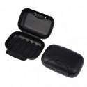 Wokic Soap Case 2Pcs Travel Soap Box Sealing Waterproof Soap Dish Holder for Men Women Home Bathroom Shower Travel (Black)