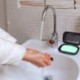 Wokic Soap Case 2Pcs Travel Soap Box Sealing Waterproof Soap Dish Holder for Men Women Home Bathroom Shower Travel (Black)